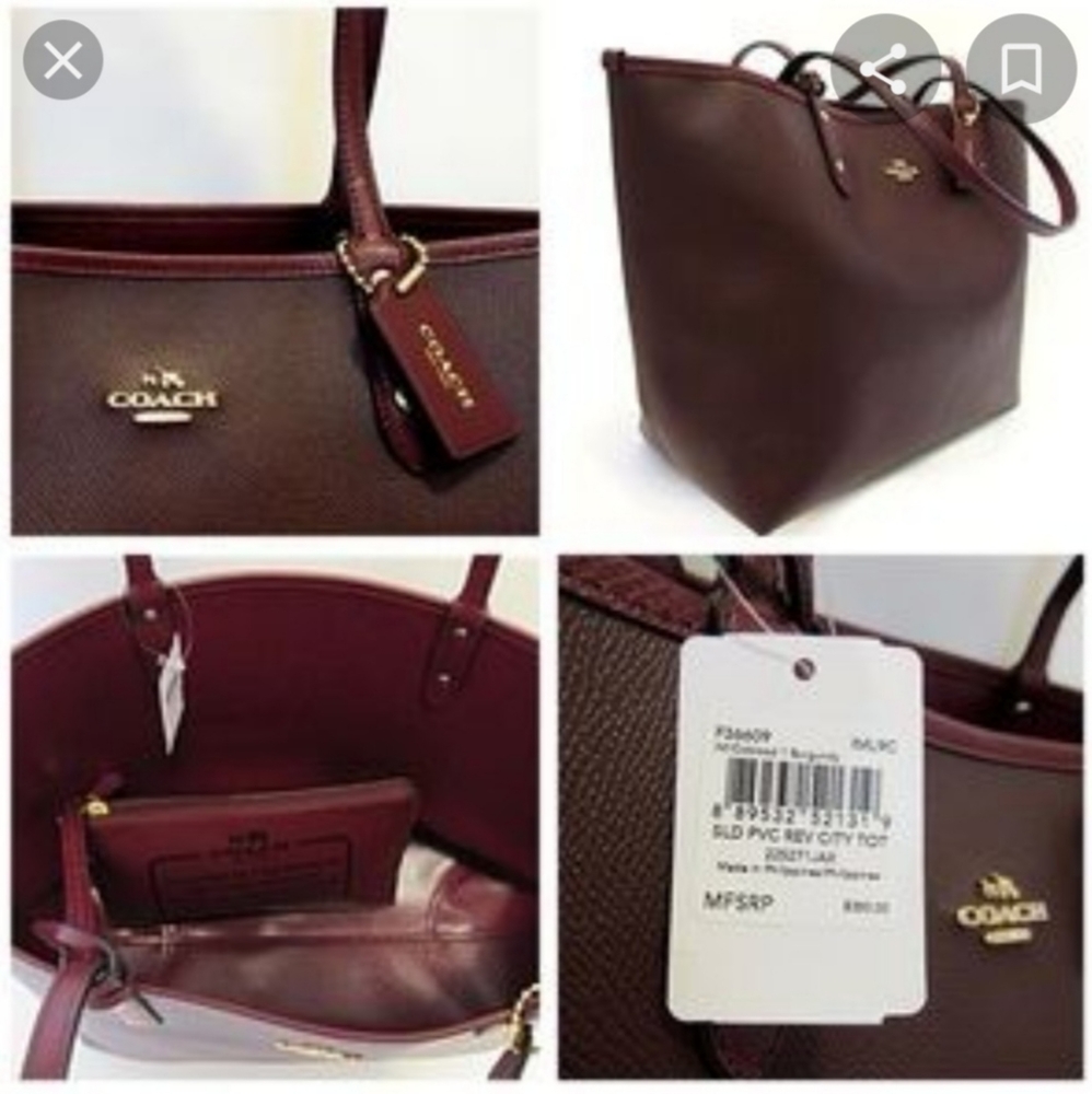 Coach Reversible Tote Bag